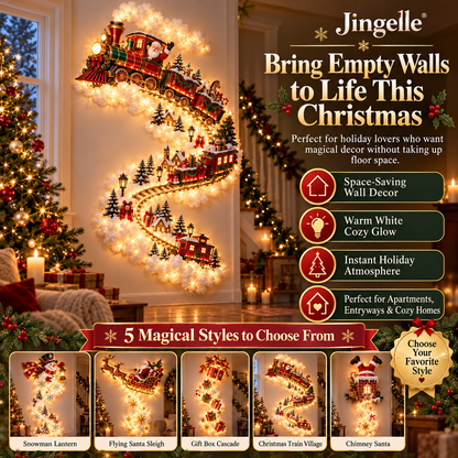 Jingelle™ Glowing Christmas Wall Display